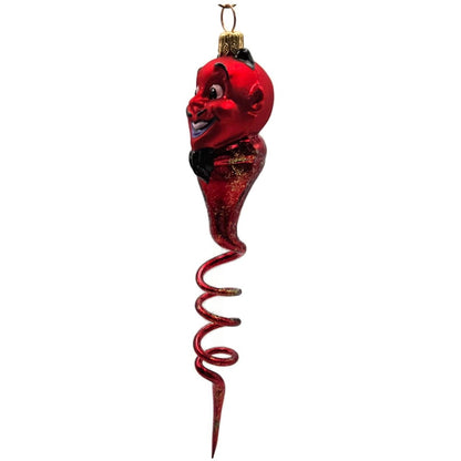 Christopher Radko Tricks for Treats Spiral Devil Red Halloween Ornament 98-047-0