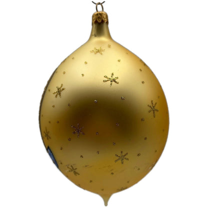Heartfully Yours Radko Maria Luisa's Angel Blue Gold Italian Christmas Ornament