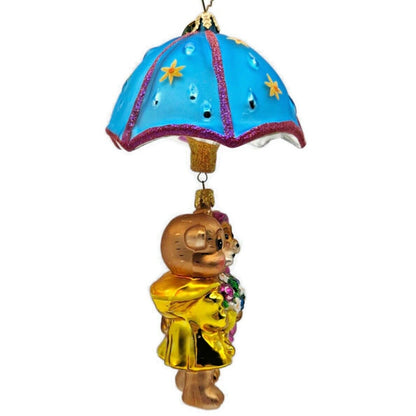 Christopher Radko Shower Me With Love Bears Christmas Tree Ornament 02-0499-0