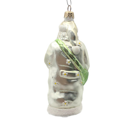 Patricia Breen Santa of the Daisies Pearl Spring Christmas Holiday Tree Ornament