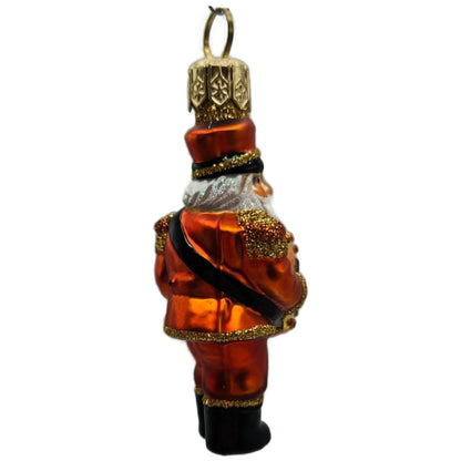 Patricia Breen Drummer Santa Halloween Orange Pumpkins Christmas Ornament 2145