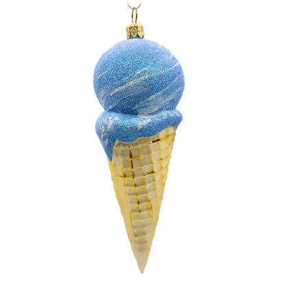 Patricia Breen Snow Cone Blue Moon Face Summer Nautical Holdiay Tree Ornament