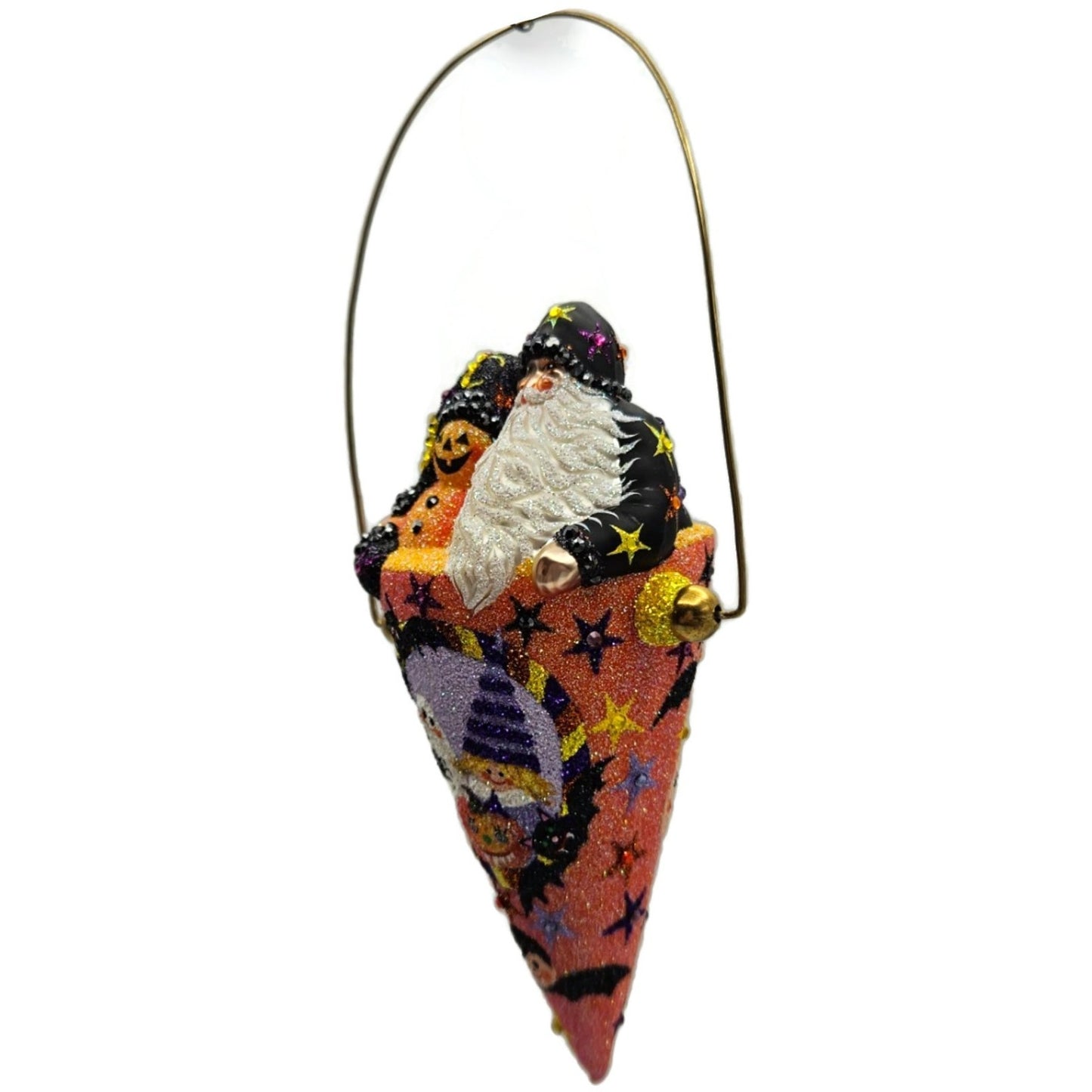 Patricia Breen Victorian Candy Cone Tricksters Pumpkin Halloween Ornament CATZ