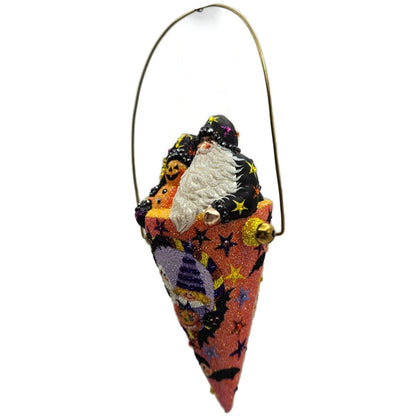 Patricia Breen Victorian Candy Cone Tricksters Pumpkin Halloween Ornament CATZ