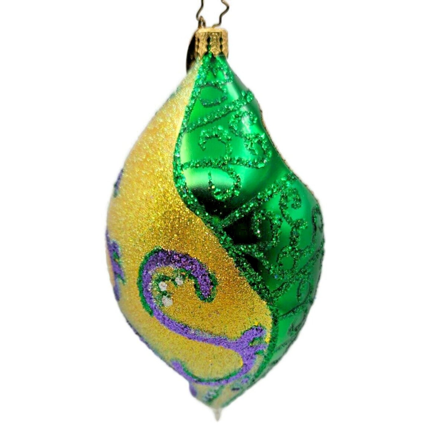 Christopher Radko Fantasia Mod Elegance Reflector Christmas Tree Decor Ornament