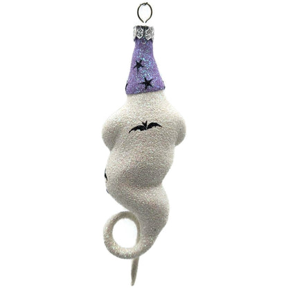 Patricia Breen Halloween Trickster Cat Lavender Ghost Christmas Ornament 2321