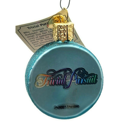 Trivial Pursuit Board Game Old World Christmas Holiday Tree OWC Family Ornament