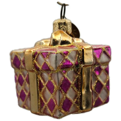 Christopher Radko Pretty Paper Gem Little Gems Pink Christmas Ornament 00-516-0