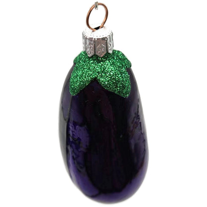 Patricia Breen Walk In Marche Ouvert Un Aubergine Eggplant Christmas Ornament