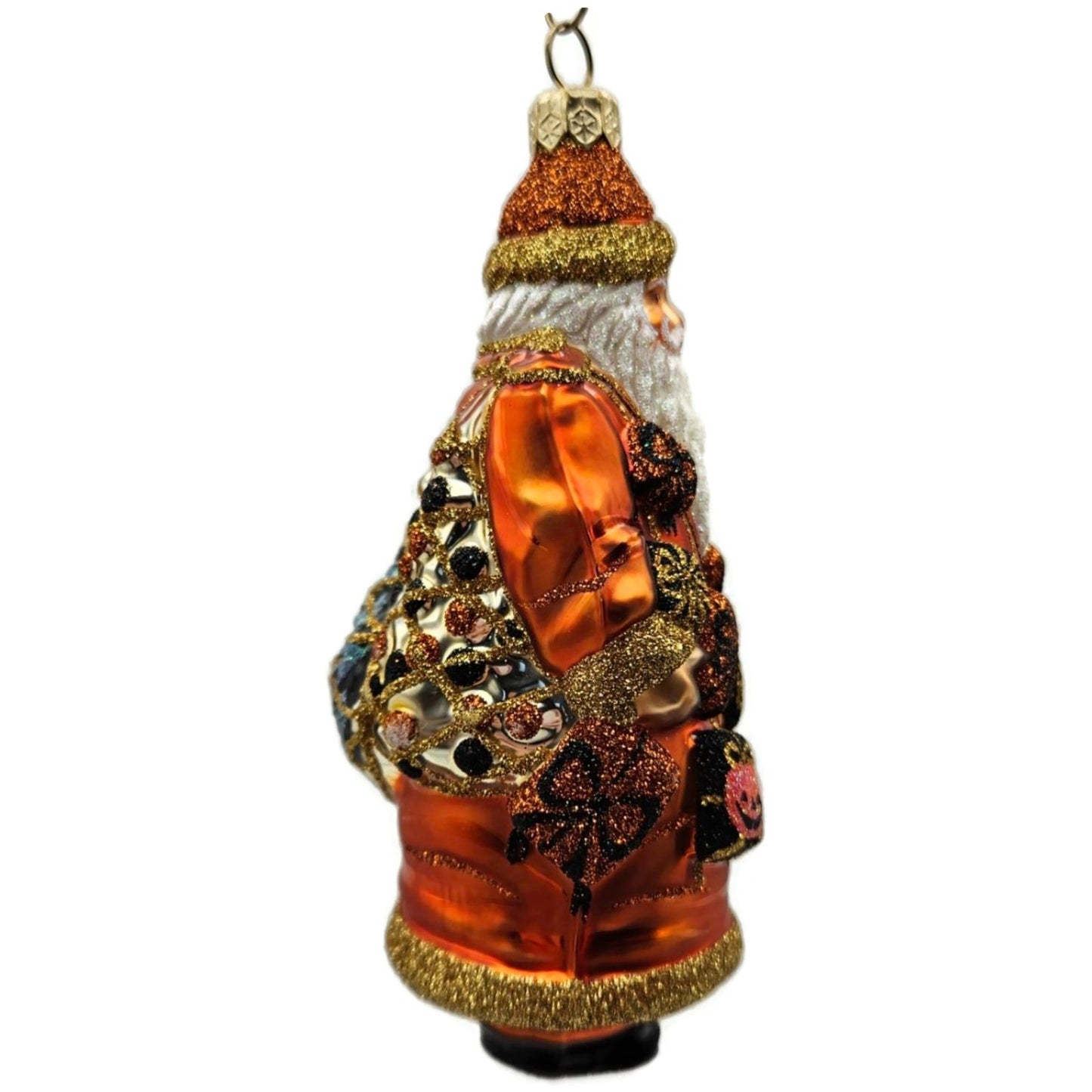 Patricia Breen Portobello Road Santa Orange Pumpkin Halloween Christmas Ornament