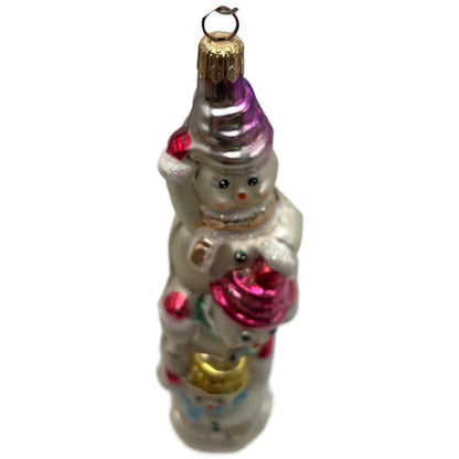 Christopher Radko Snowtem Pole Snowmen Christmas Tree Ornament 96-155-0