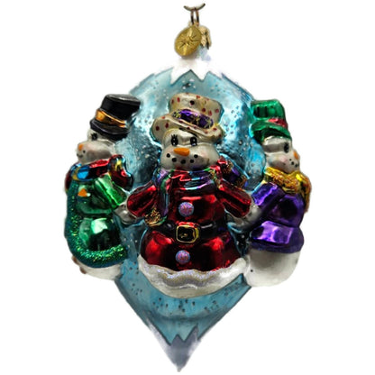 Christopher Radko Snowmen All Around Christmas Tree Ornament 01-0752-0