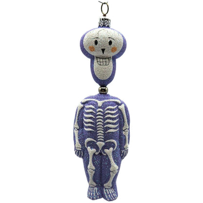 Patricia Breen Kinetic Skelton Lavender Halloween Christmas Tree Ornament 2325