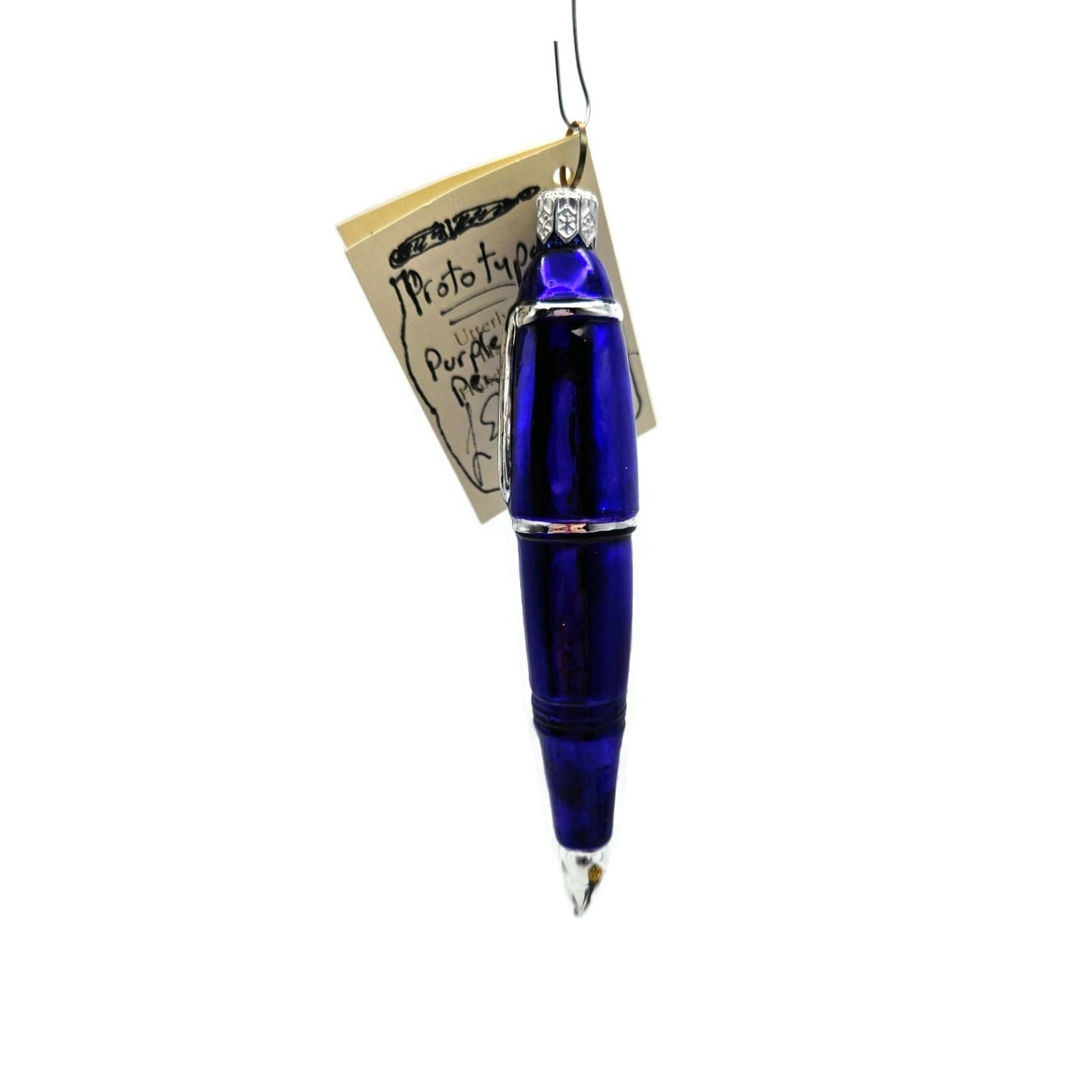 Patricia Breen Prototype Pen Purple Eric Signed One of a Kind Ornament 2400Gift