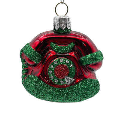 Patricia Breen Miniature Fine Phone Red Green Christmas Holiday Tree Ornament
