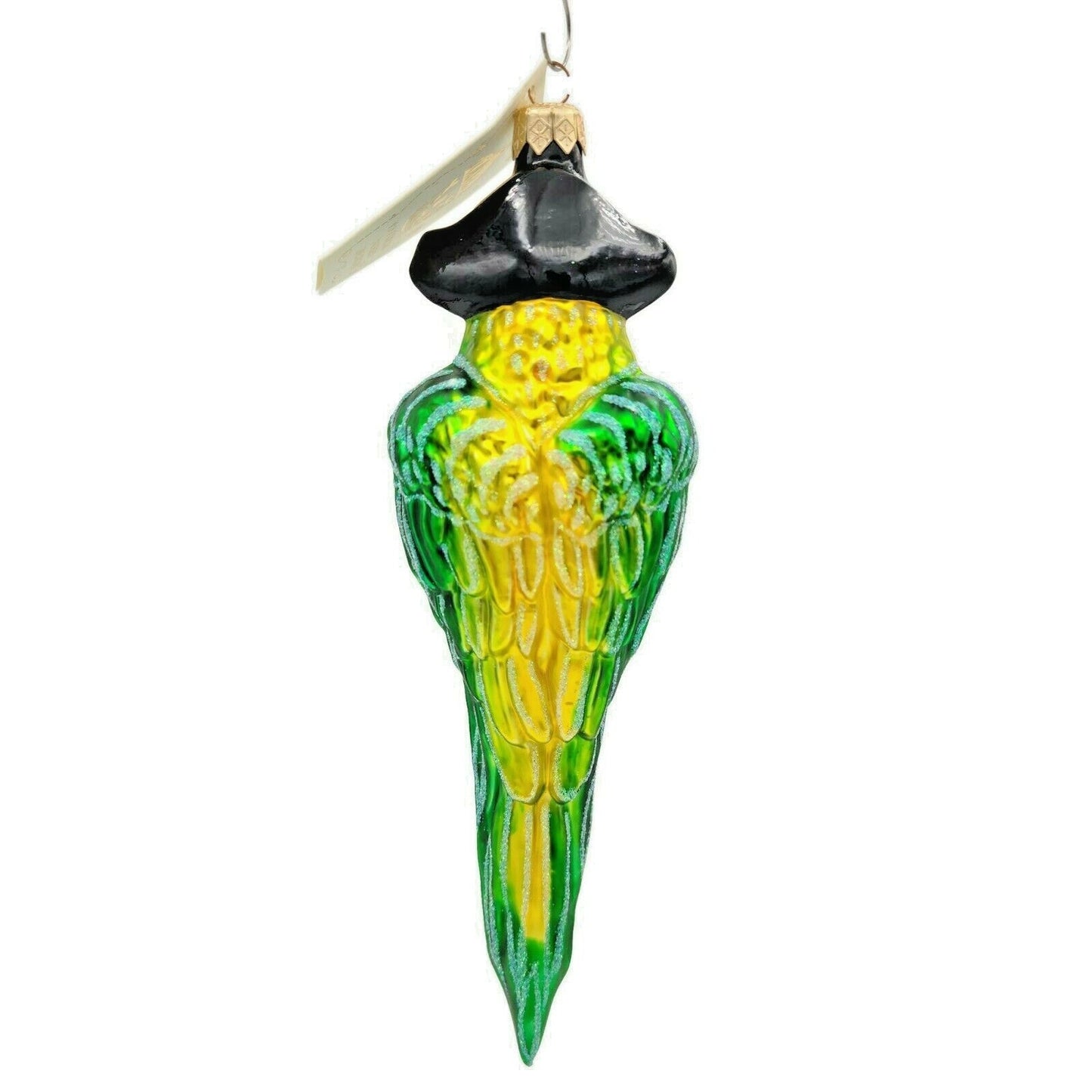 Patricia Breen Portland Parrot Green Pirate Bird Holiday Treasure Ornament CATZ