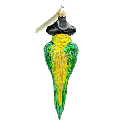 Patricia Breen Portland Parrot Green Pirate Bird Holiday Treasure Ornament CATZ