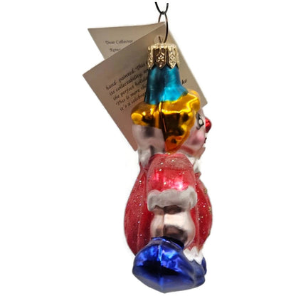 Christopher Radko Casey the Clown Red Made in Germany Christmas Tree Ornament
