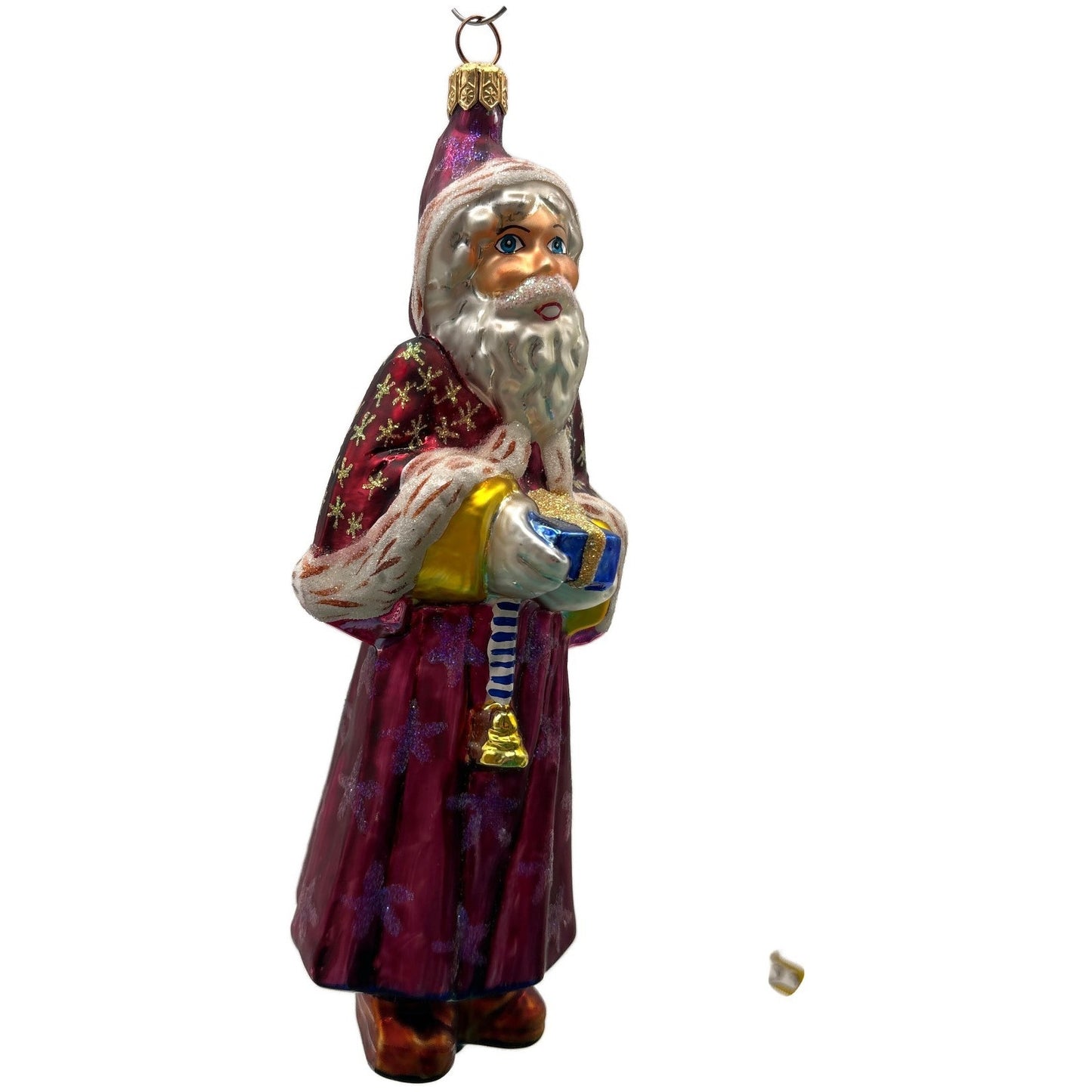 Christopher Radko Velvet Plum Nicholas Santa Christmas Tree Ornament 98-104-0