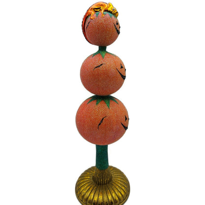 Patricia Breen Chameleon Finial Halloween Pumpkins Jack-O-Lantern Tree Topper