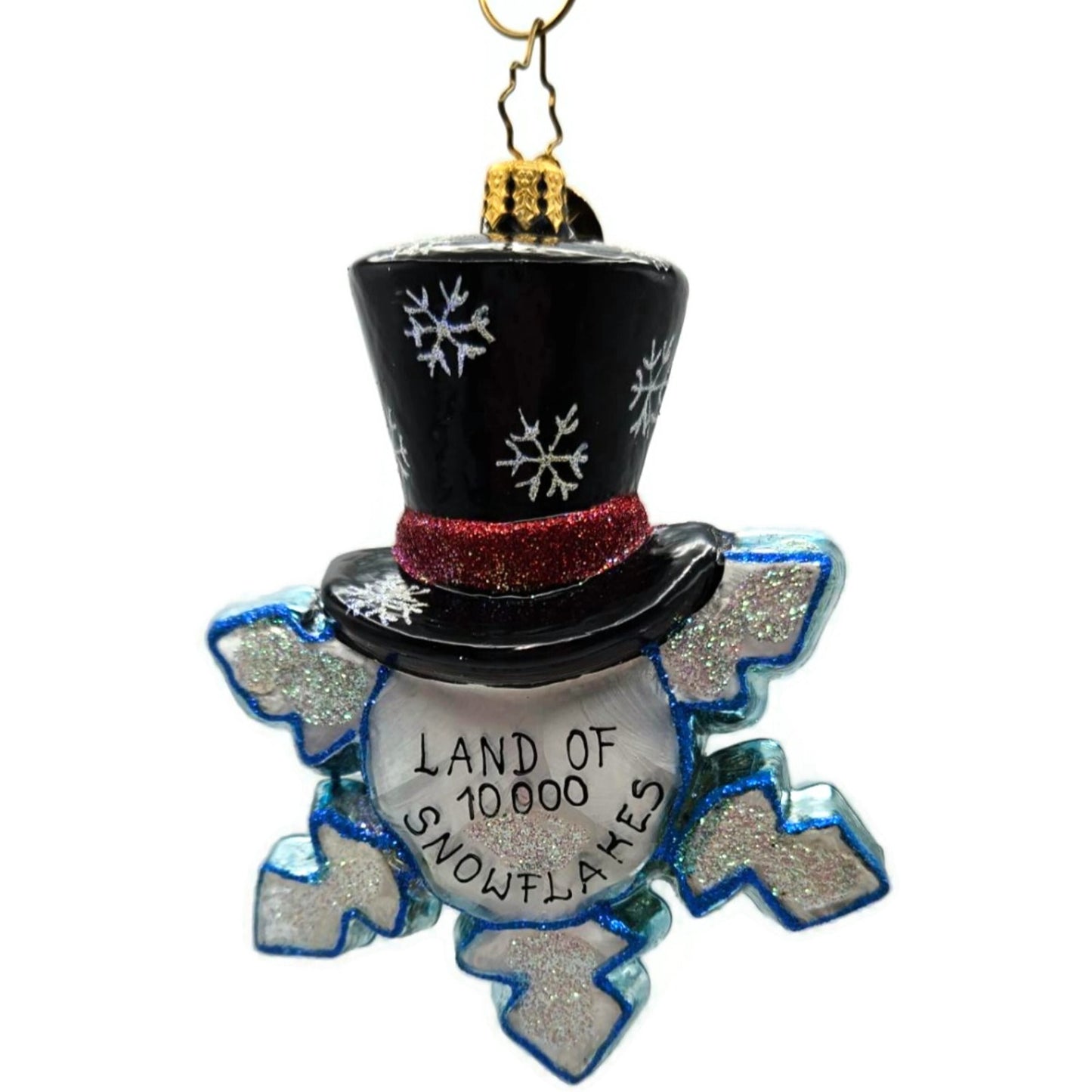 Christopher Radko Land Of 10,000 Snowflakes Minnesota Christmas Ornament 3011612