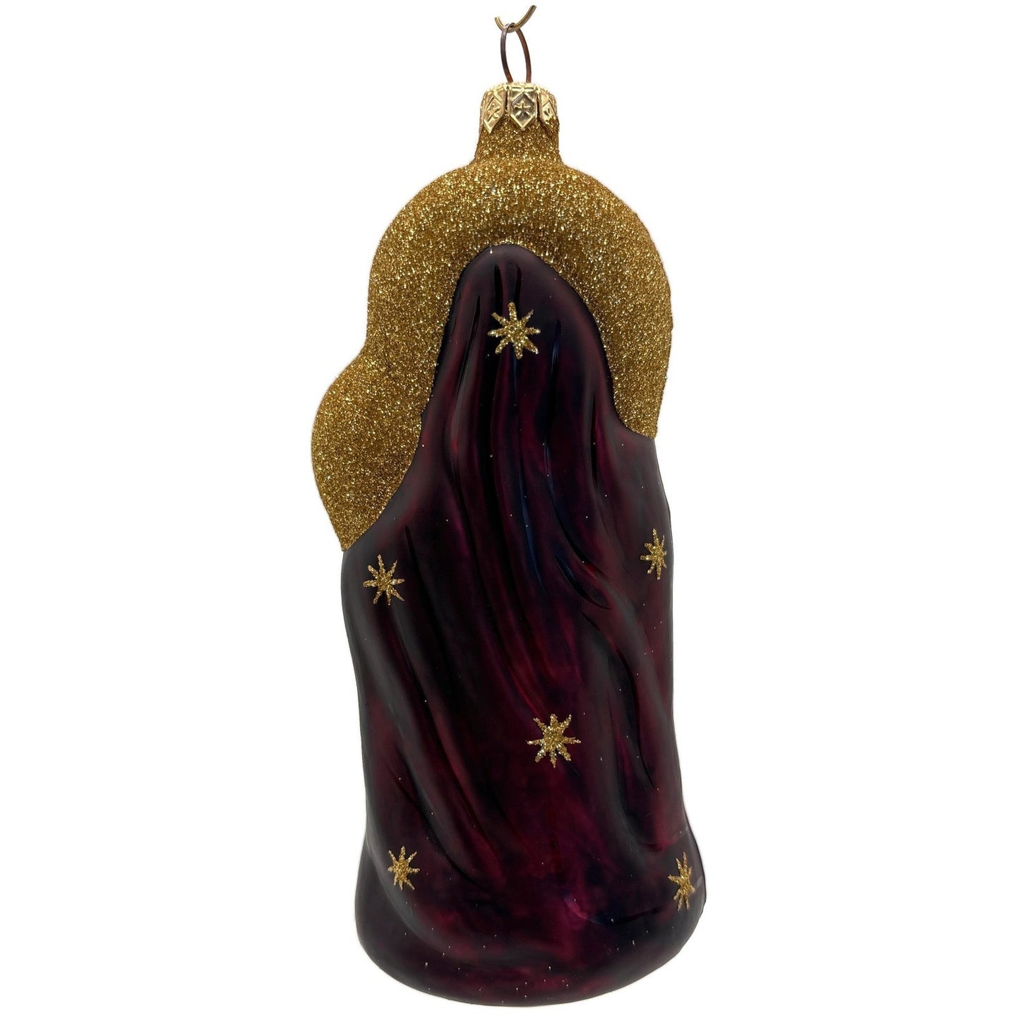 Patricia Breen Madonna of The Sun Bordeaux Stars Religious Christmas Ornament