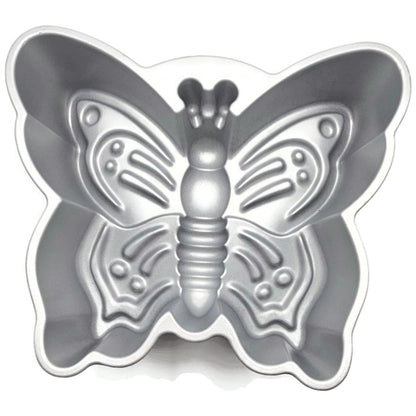 Butterfly Cake Pan Cast Aluminum Spring Summer Non Stick 9 Cups Nordic Ware Bug