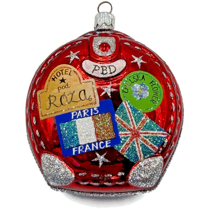 Patricia Breen Journey With Me Red Pawleys Island Stars Christmas Ornament 2113