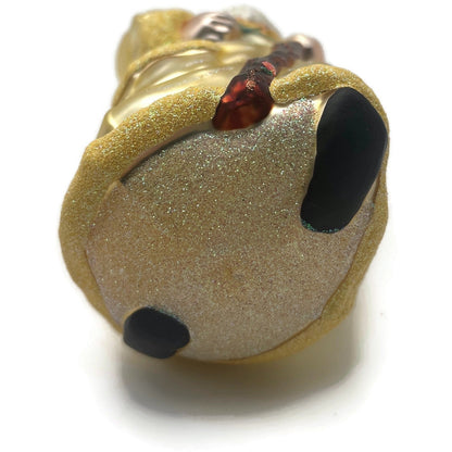 Patricia Breen Santa For Kevin Fall Yellow Flowers Christmas Tree Ornament