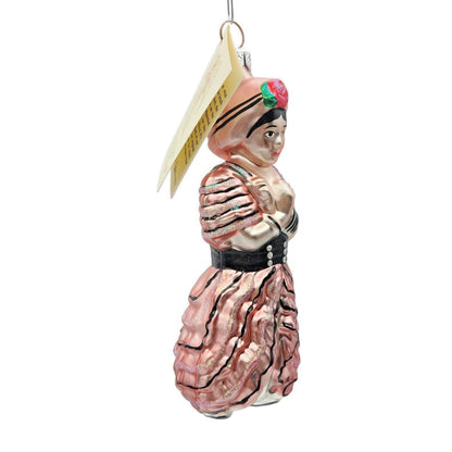 Patricia Breen Helene The Little Spanish Dancer Pink Christmas Tree Ornament