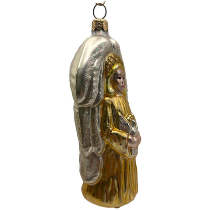 Patricia Breen Angel Of Peace Gold Blonde Glittered Wings Christmas Ornament