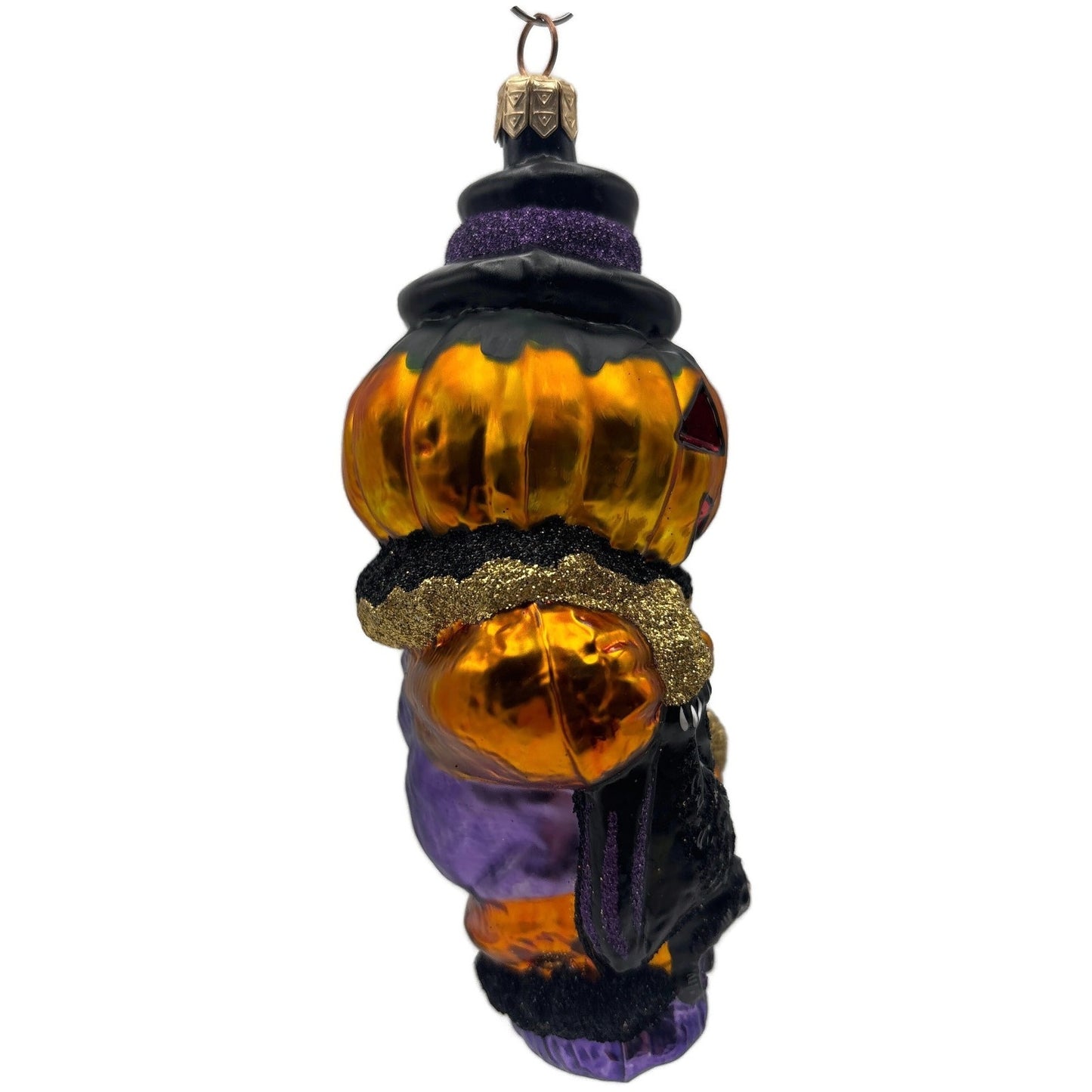 Slavic Treasures Jack's Bat Pumpkin Jack-o-Lantern Halloween Ornament 00-270-A