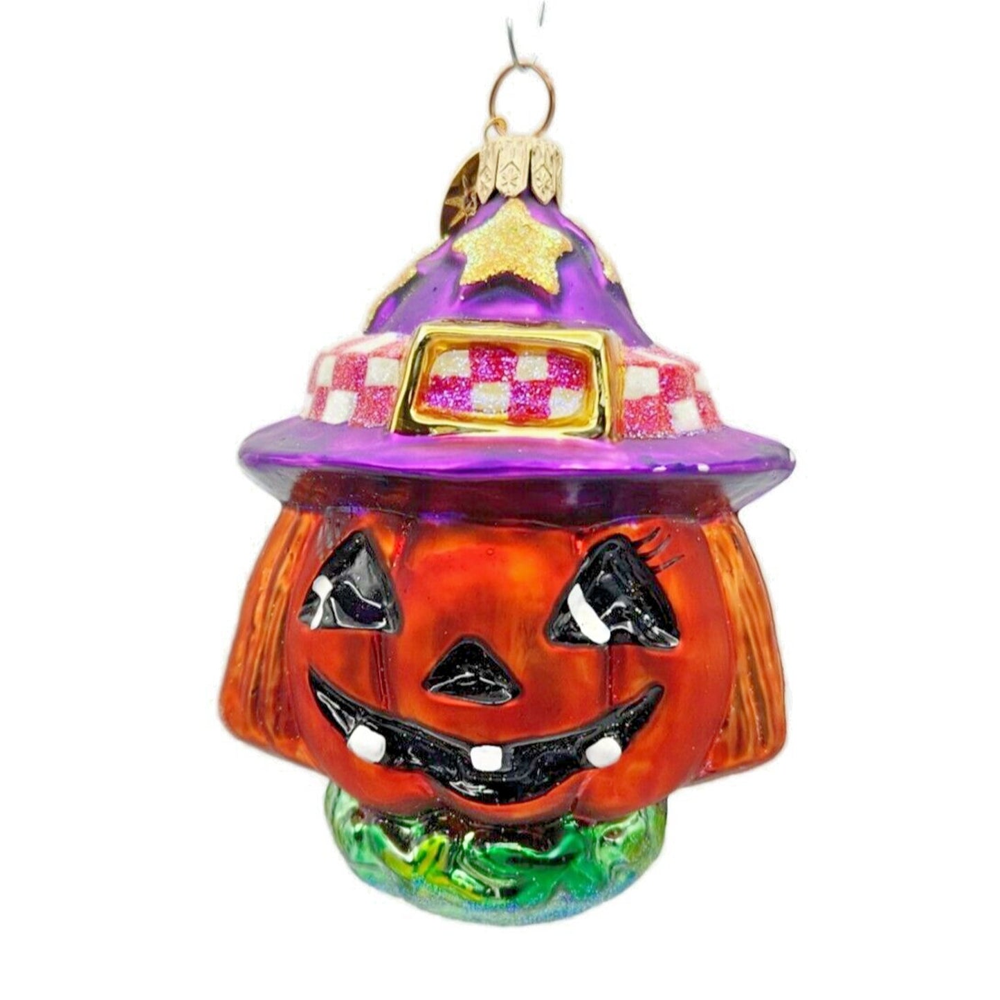 Christopher Radko Jackie O Lantern Jr Halloween Christmas Tree Ornament 00-469-0