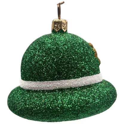 Patricia Breen A Walk In Dublin Leprechaun Hat Shamrocks St. Patrick's Ornament
