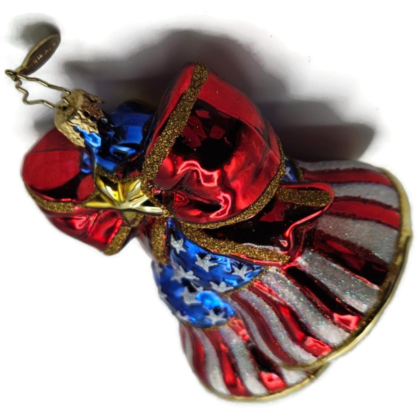 Christopher Radko Let Freedom Ring Patriotic Bells Christmas Ornament 1016083