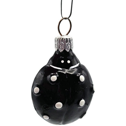 Patricia Breen Ladybug Black White Polka Dots Spring Christmas Tree Ornament