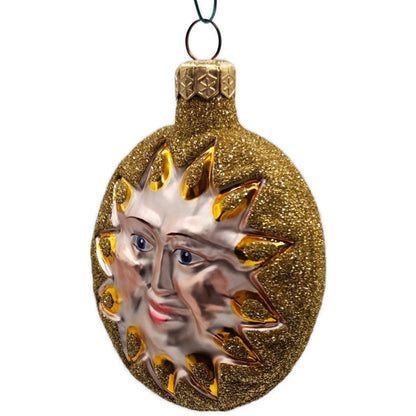 Patricia Breen Sunflower Sun Gold Glittered Tips Summer Christmas Tree Ornament