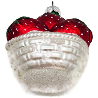 Patricia Breen Strawberry Basket Fruit Spring Dessert Christmas Tree Ornament