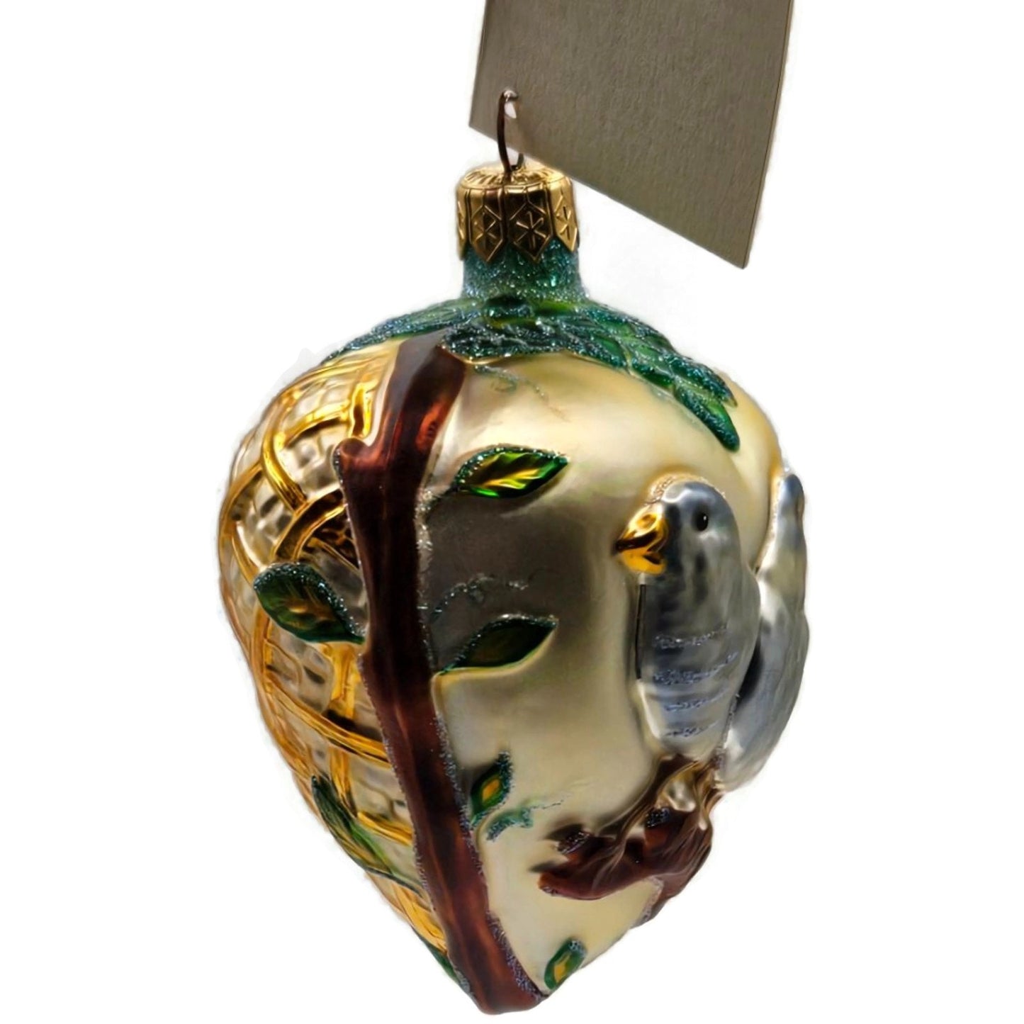 Patricia Breen Two Turtle Doves Birds 12 Days of Christmas Series Tree Ornament