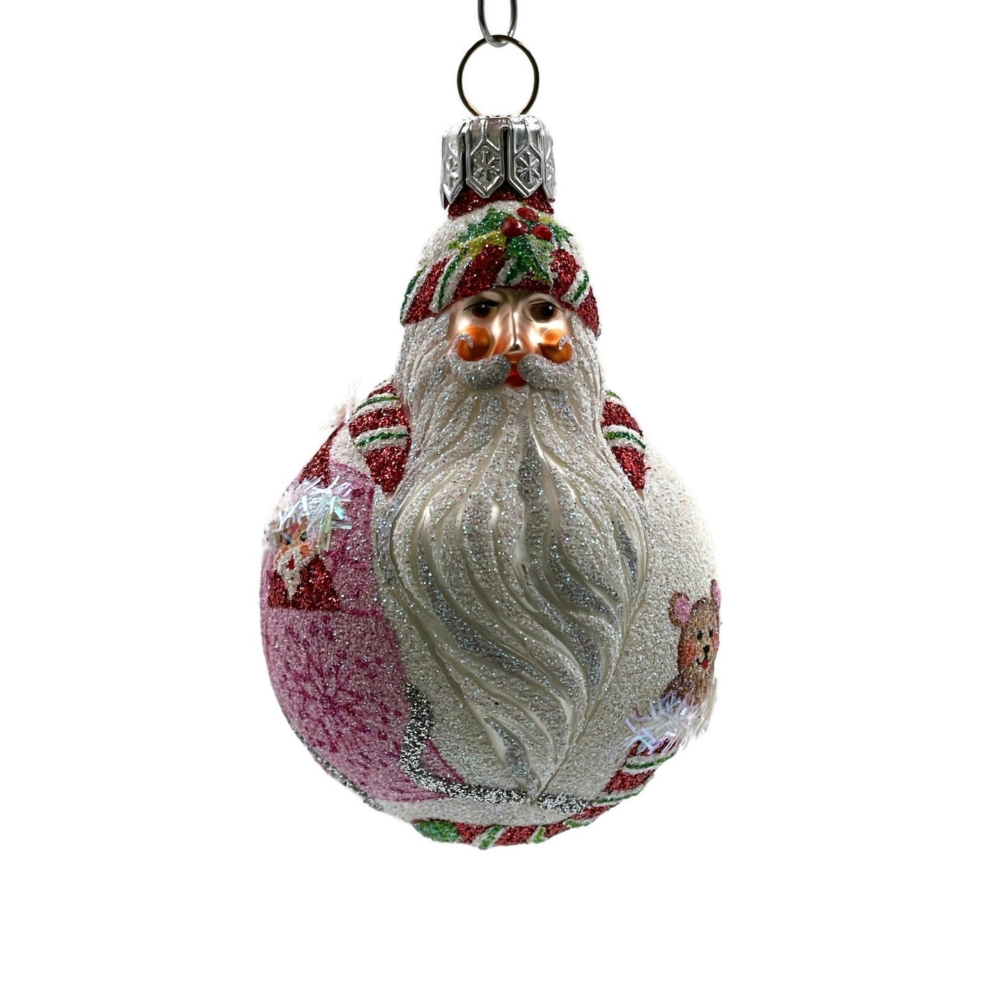 Patricia Breen Miniature Santa du Monde Presents Christmas Tree Ornament