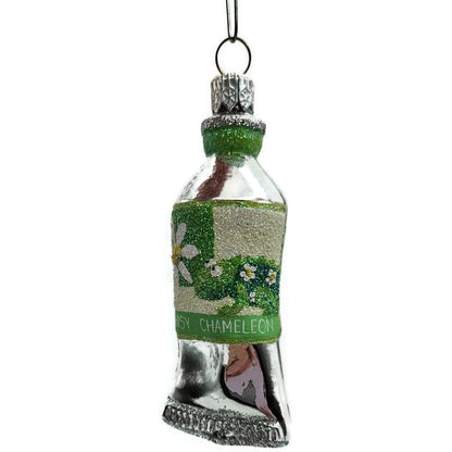 Patricia Breen Miniature Paint Tube Chameleon Daisy Spring Christmas Ornament