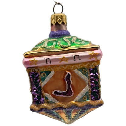 Christopher Radko Dreidel Festival Hanukkah Christmas Tree Ornament 99-091-0