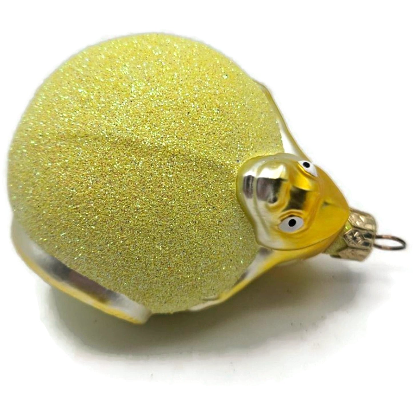 Patricia Breen Chameleon Yellow Glittered Spring Christmas Holiday Tree Ornament