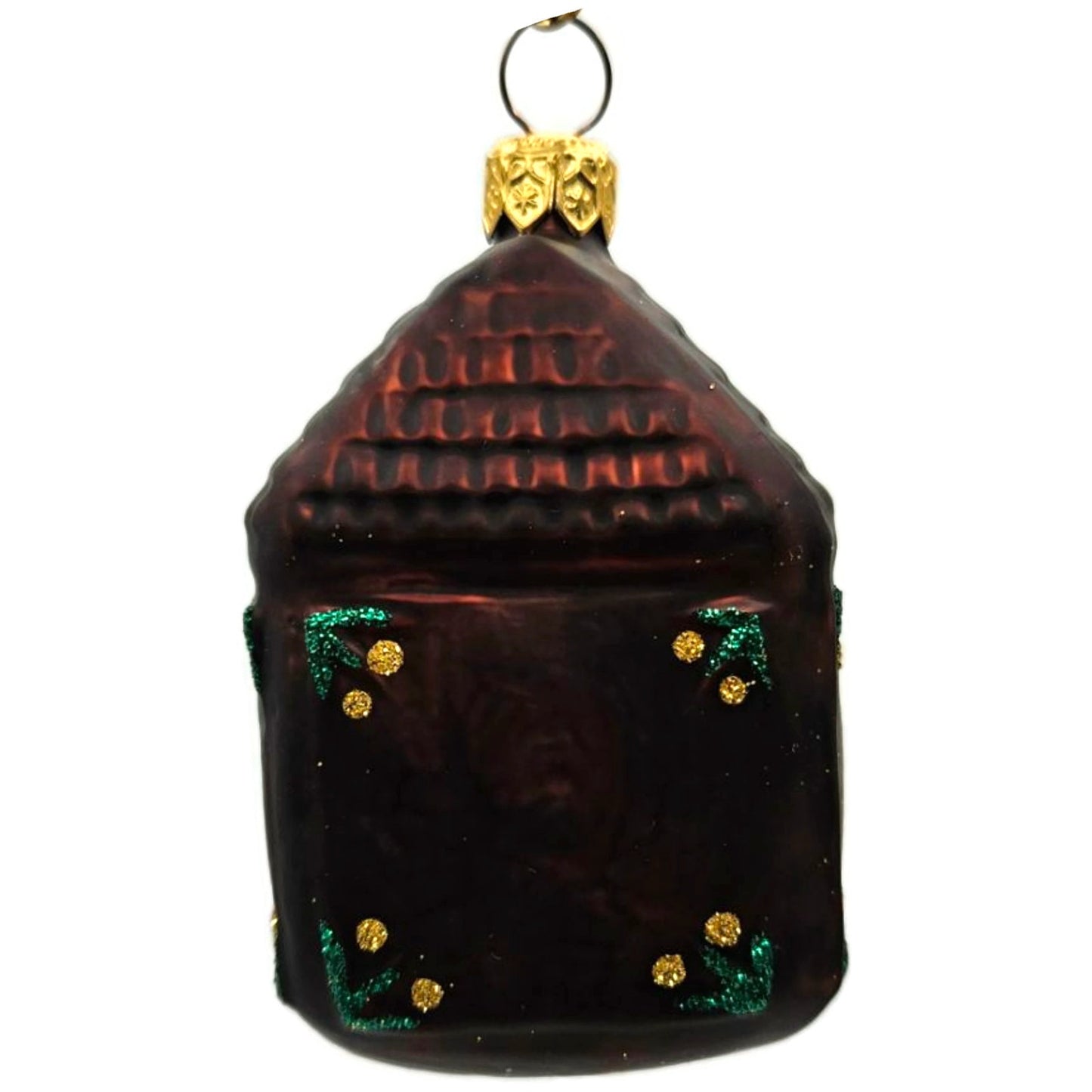 Patricia Breen Hickory Dickory Clock Brown Bird Christmas Holiday Ornament 9611B