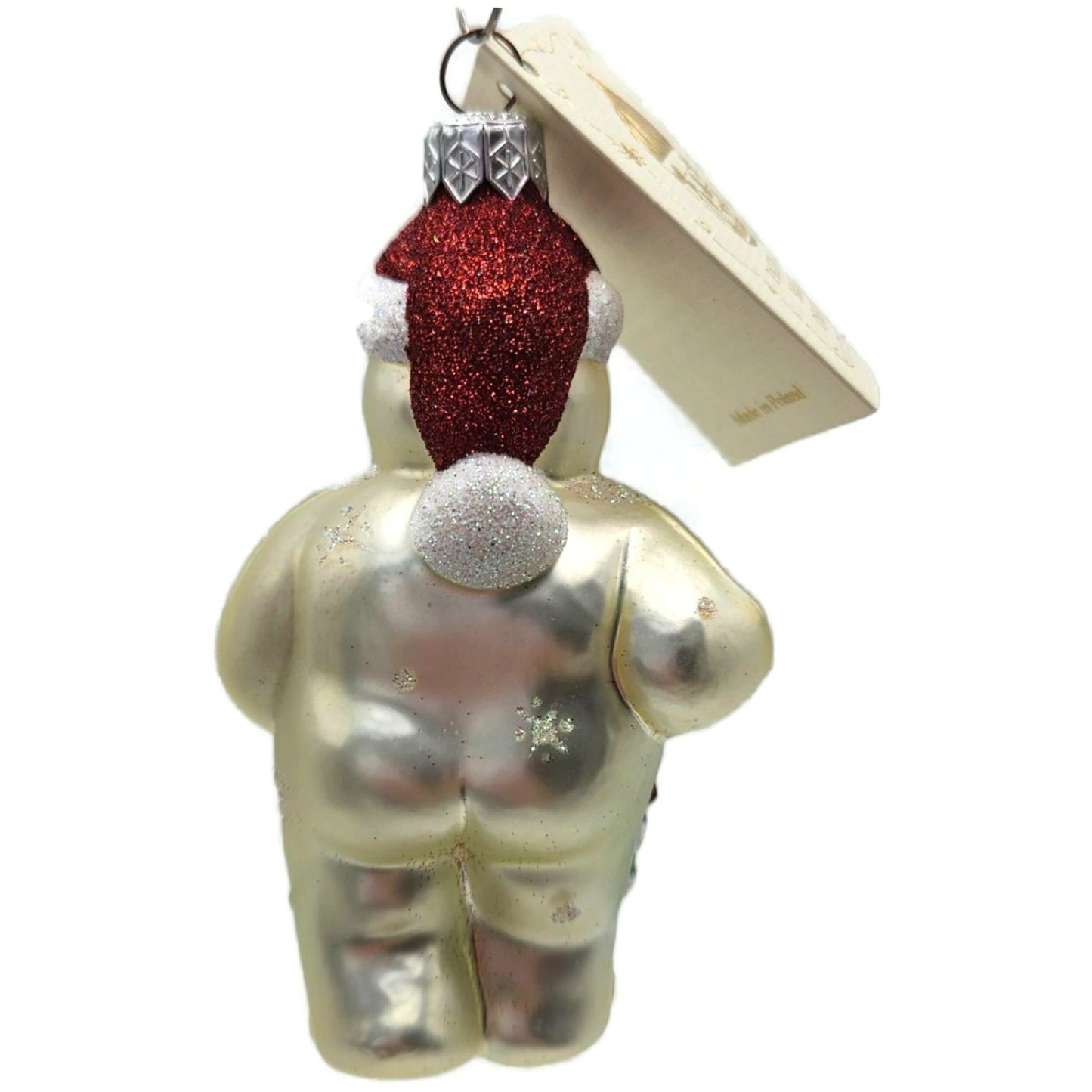 Patricia Breen Henry The Little Snowman Snowflakes Green Christmas Ornament 9816