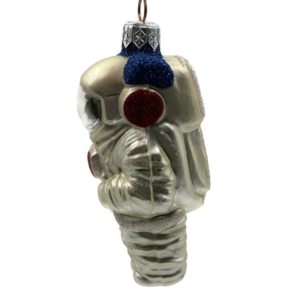 Patricia Breen A Walk on the Moon Spaceman Silver Astronaut Christmas Ornament