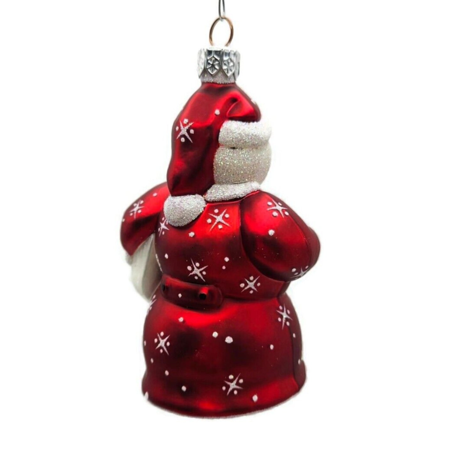 Patricia Breen Special Delivery Red Atlanta Snowman Christmas Tree Ornament