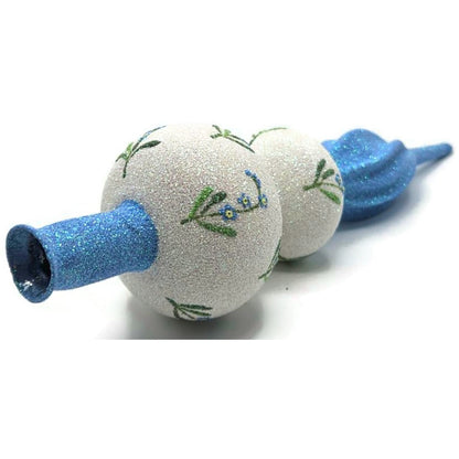 Patricia Breen Miniature Forget-Me-Not Finial Blue Spring Christmas Tree Topper
