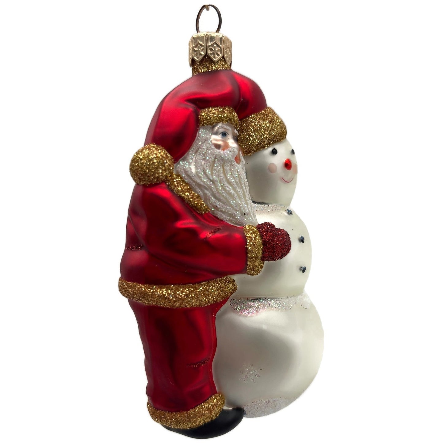 Patricia Breen Friends Snowman Santa Claus Snowflakes Christmas Tree Ornament
