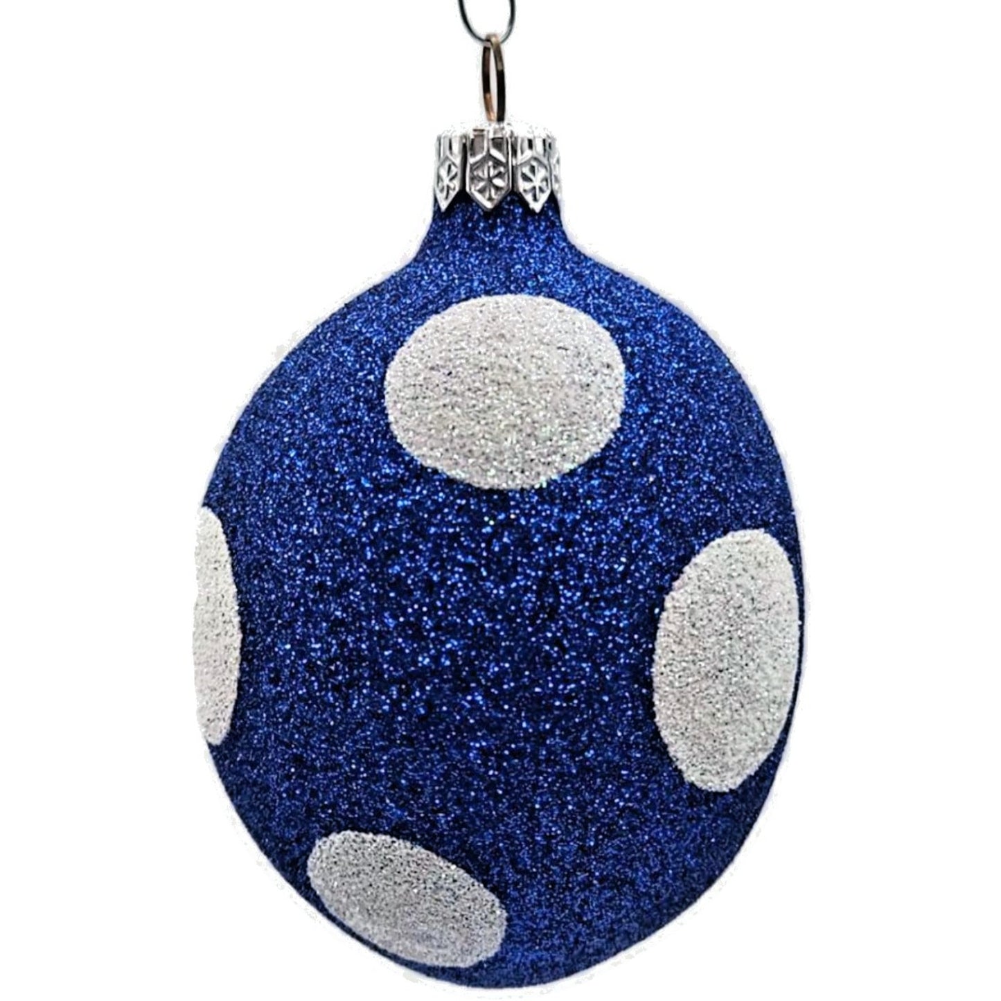 Patricia Breen Eggs Blue Polka Dot White Easter Christmas Spring Ornament 9873